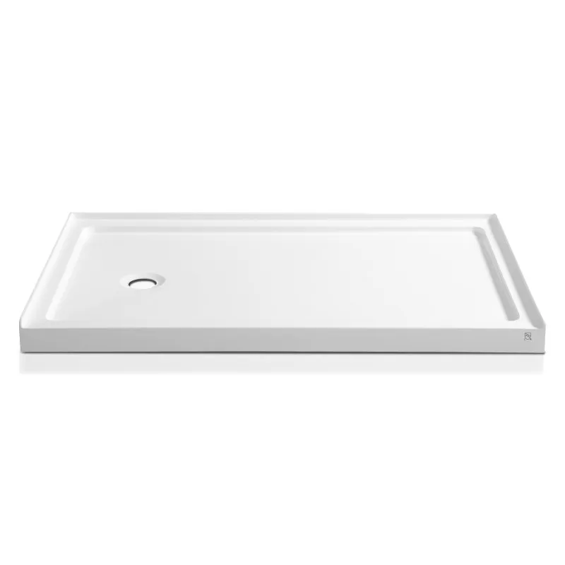 ANZZI Athens Series 60 in. x 36 in. Shower Base in White