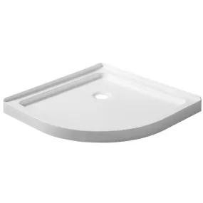 ANZZI Pillar Series 36 in. x 36 in. Single Threshold Shower Base in White