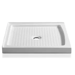 ANZZI Series 36 in. x 36 in. Shower Base in White