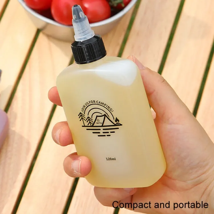 AOTU AT6478 120ml Outdoor Portable Dispenser Small Oil Bottle Camping Leak-proof Storage Seasoning Bottle