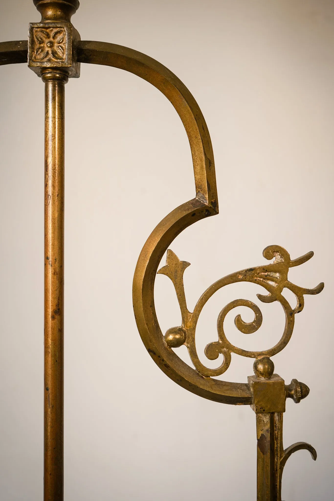 Art Nouveau - Chandelier with Glass Rods