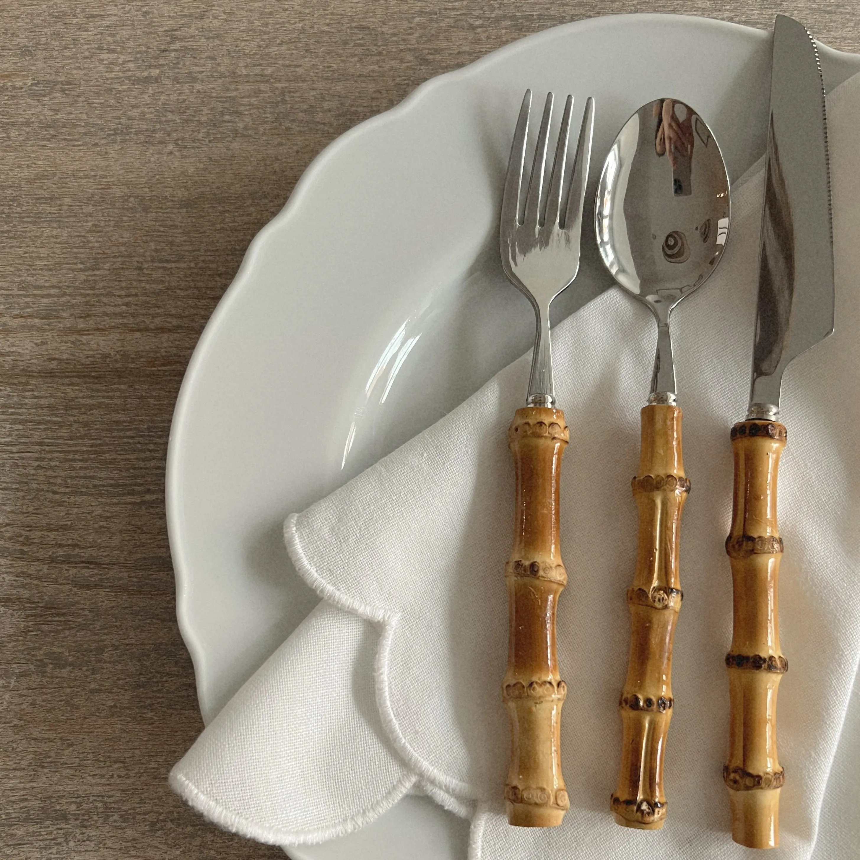 Bamboo Cutlery set of sixteen