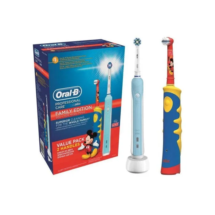 Braun Oral B Disney Family Edition Value Two Pack D16.513.U   D10.51K