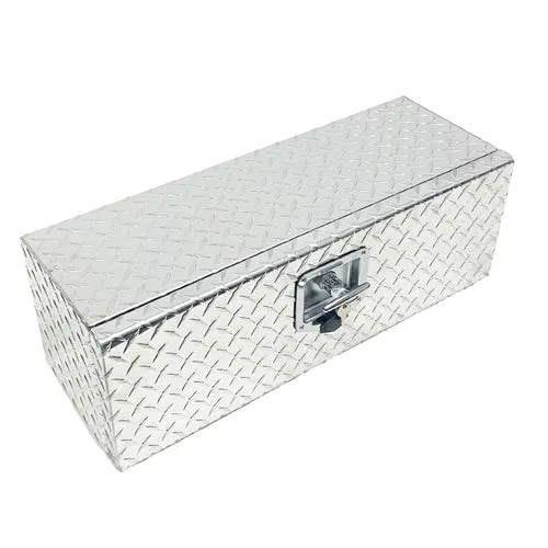 Chequer Plate Aluminium Trailer Storage Box / 660 x 230 x 235mm