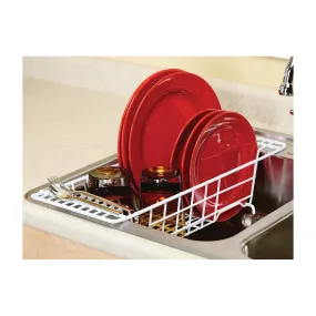 ClosetMaid 3921 Over-the-Sink Drainer, 20-1/8 in L, 8-1/8 in W, 4-5/8 in H, Steel, White