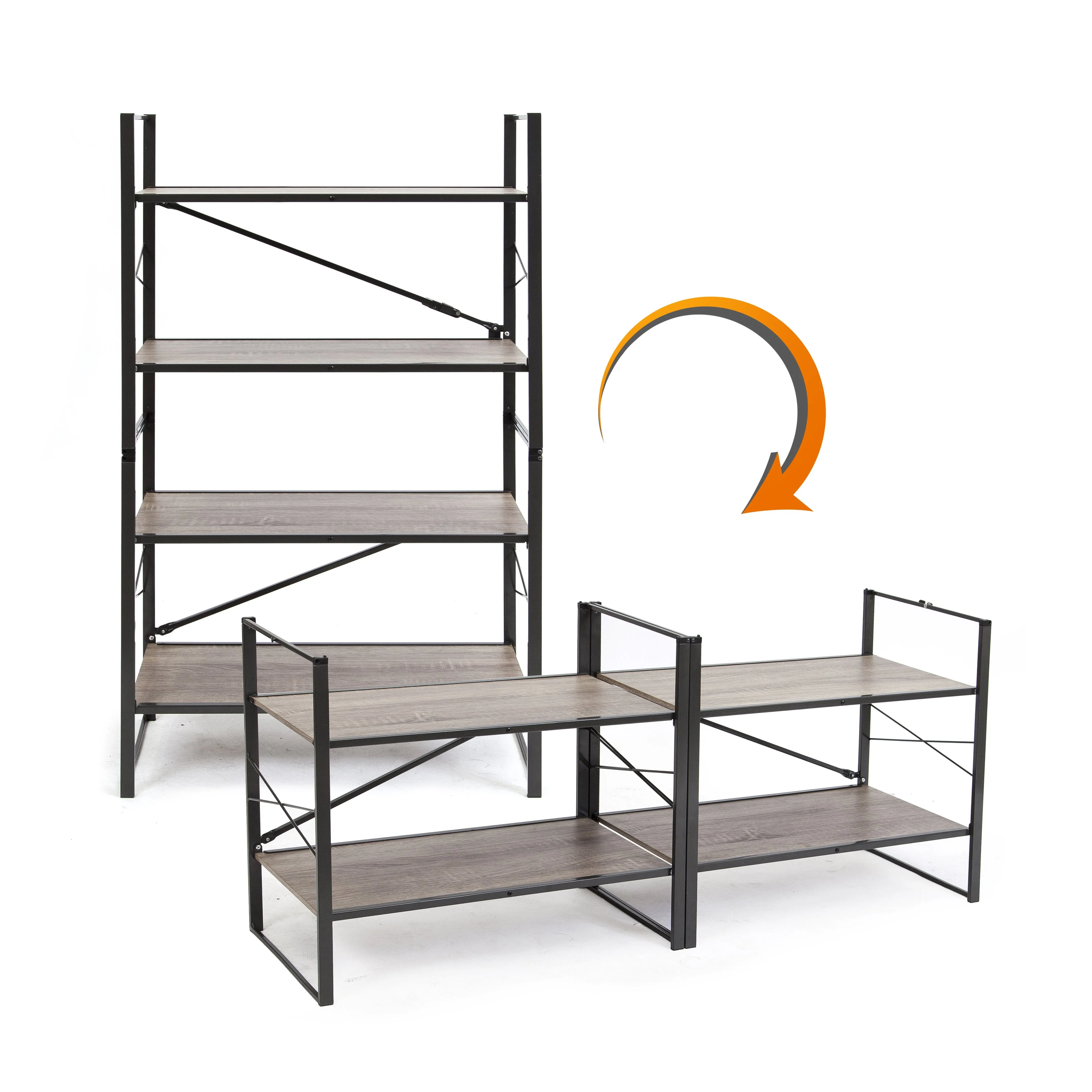 Deco Rack Series: 2-in-1 Adjustable 2/4 Flip Rack