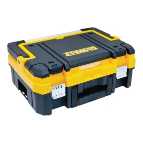 DeWALT TSTAK I Series DWST17808 Tool Box, 66 lb, Plastic, Black/Yellow, 4-Compartment