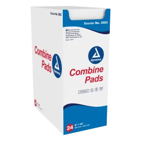 Dynarex - Combine Pads 1/pouch - Sterile, 8" x 10"