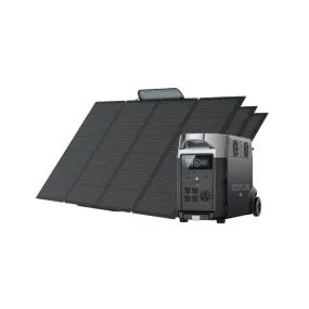 EcoFlow DELTA Pro Solar Generator   3x 400W Solar Panels