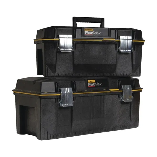 FATMAX 028001L Tool Box, 9.2 gal, Structural Foam, Black/Yellow