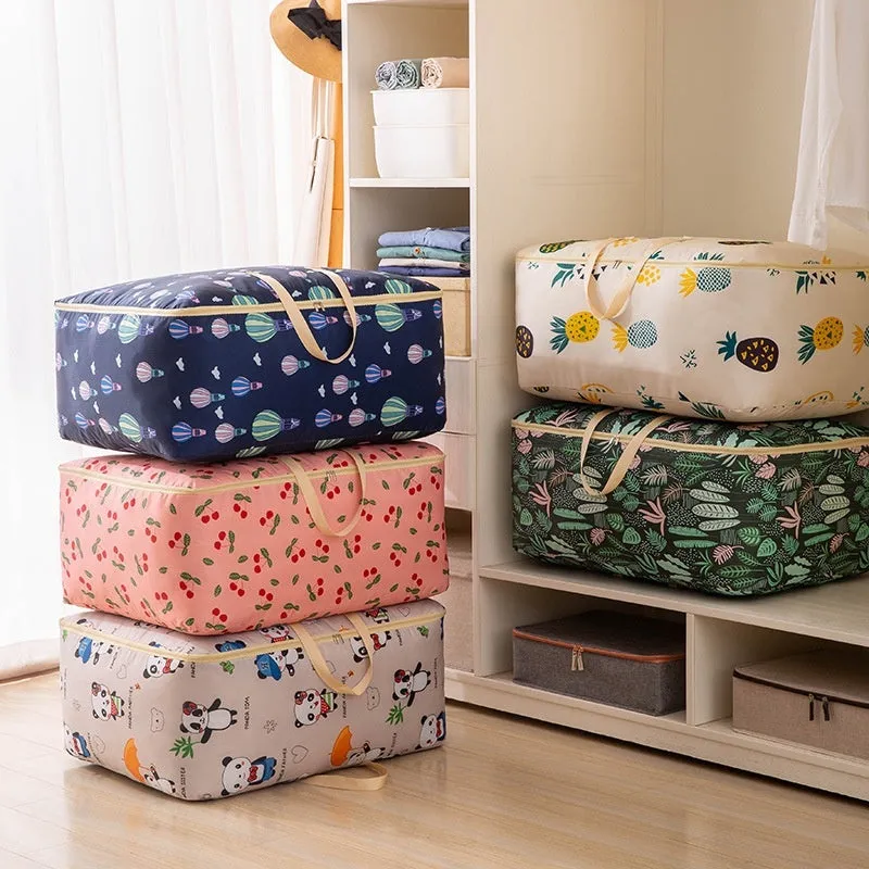 Large Capacity Moving And Storage Cotton Quilt Bags