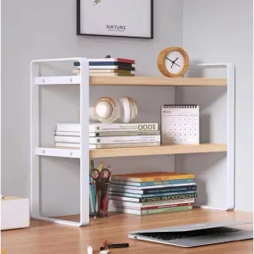 Multi-layer Bookshelf for Office and Kitchen Items