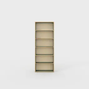 Plywood Bookshelves - Formica Green Slate - 800(w) x 300(d) x 2100(h)