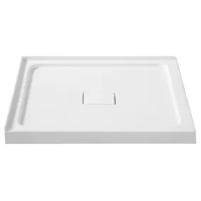 Titan 36" x 36" x 3.5" Acrylic Shower Base in White