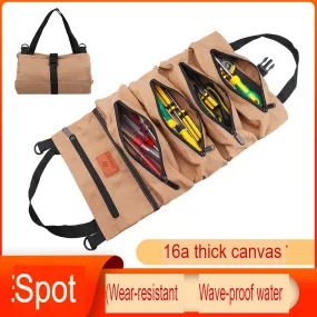 Tool Bag Canvas Car Repair Tool Bag Car Electrician Bag Cross-Border Thermal Mining Hardware Tool Bag